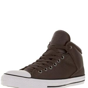 Converse Mens Street Leather High Top Sneaker